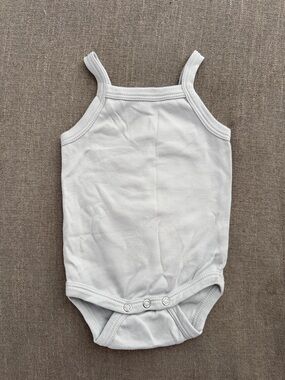 Kate Quinn powder blue onesie. 3-6 mos